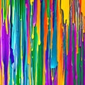697 Abstract Paint Drips: An artistic and expressive background featuring abstract paint drips in bold and vibrant colors that c Royalty Free Stock Photo