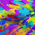 657 Abstract Paint Splatters: An artistic and expressive background featuring abstract paint splatters in bold and vibrant color Royalty Free Stock Photo