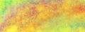 Abstract Painted Background Illustration With Cloudy Texture In Blotchy Pattern Of Yellow Blue Orange Red Purple Gold And Green