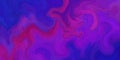 Abstract painted background in marbled swirls of purple pink and blue in psychedelic colorful pattern