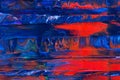 Abstract painted canvas. Oil paints on a palette. Royalty Free Stock Photo