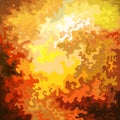 Abstract painted fire background with flying sparks Royalty Free Stock Photo