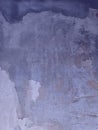 Abstract Blue painted wall surface.An abstract study of an artistically painted wall surface, in colours. Royalty Free Stock Photo