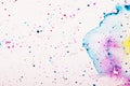 Abstract painting with aquarelle water colors paints Royalty Free Stock Photo