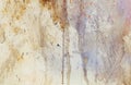 Abstract painting with blurry and stained structure. metal rust effect with glitter grains. Royalty Free Stock Photo