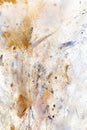 Abstract painting with blurry and stained structure. metal rust effect with glitter grains. Royalty Free Stock Photo