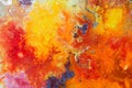 Abstract painting color texture. Bright artistic background in r