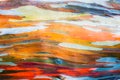 Abstract painting by eucalyptus tree bark Royalty Free Stock Photo