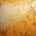 Textured Acrylic Abstract Painting With Gold Background