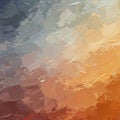 Abstract painting featuring a gradient of colors transitioning from cool blues and Royalty Free Stock Photo