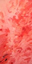 Bold Impasto: Vibrant Red And Pink Canvas Painting