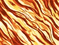 Abstract painting / illustration of a burning fire with wild flames