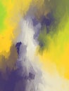 abstract painting illustration in multiple colors for background. oil paint stroke on canvas in color gradation. Royalty Free Stock Photo