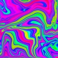 Abstract painting. Marble effect painting. Psychedelic color background.