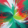 Abstract painting with vibrant colors Fantasy concept Illustration