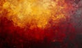 Abstract painting with warm fiery colors Royalty Free Stock Photo