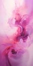 Abstract Painting 13: Whirlwind Of Magenta Brushstrokes Royalty Free Stock Photo