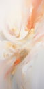 Abstract Painting: Whirlwind Of White Brushstrokes And Ethereal Emotions