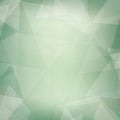 Pale green background textured by triangles. Vector Royalty Free Stock Photo