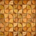 Abstract paneling pattern - Interior wall decor - wood surface Royalty Free Stock Photo
