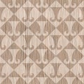 Abstract paneling pattern - seamless background - Blasted Oak Royalty Free Stock Photo