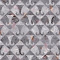 Abstract paneling pattern - seamless background - hipster symbol Royalty Free Stock Photo