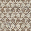 Abstract paneling pattern - seamless background - hipster symbol Royalty Free Stock Photo