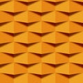 Abstract paneling pattern - seamless background - orange texture Royalty Free Stock Photo