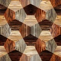 Abstract paneling pattern - seamless background - wood texture Royalty Free Stock Photo