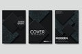 Abstract paper cut cover design. Vector creative illustration Royalty Free Stock Photo