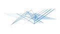Abstract Parallel and Intersecting Lines, Modern Dynamic Pattern, vector design Generative AI Royalty Free Stock Photo