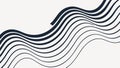 Abstract Parallel Wavy Lines, Fluid Pattern Background. vector design Generative AI Royalty Free Stock Photo