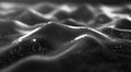 Abstract particle waveforms in monochrome depicting complex data visualization Royalty Free Stock Photo