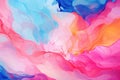 Abstract pastel background, art painting illustration, watercolor swirl waves