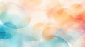 Abstract pastel background featuring layers of contrasting translucent circles Royalty Free Stock Photo