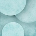 Abstract pastel blue circle geometric background with layers of round circles with distressed texture design Royalty Free Stock Photo