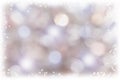 Abstract pastel blurred background. Mysterious Christmas background defocused. Festive background with twinkling bokeh stars