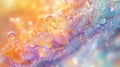Abstract Pastel Bubbles Fluid Art Design Royalty Free Stock Photo