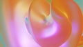 Abstract Pastel 3D Rendered Multi Colored Curved Formation Background