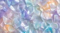 Abstract pastel gemstones with opalescent glow reflecting light and texture Royalty Free Stock Photo