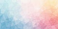 Abstract pastel geometric low-poly background texture with subtle gradient and textured triangles. Generative AI Royalty Free Stock Photo