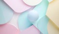 Abstract Pastel Geometric Pattern with Rounded Shapes in Soft Colors for Modern Design Royalty Free Stock Photo