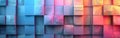 Abstract Pastel Geometric Wall Texture with Squares and Rectangles - Ideal for Wallpaper and AI Design Royalty Free Stock Photo