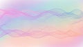 Abstract Pastel Gradient Background with Flowing Wireframe Wave Patterns image photo Royalty Free Stock Photo