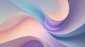 Abstract Pastel Gradient Waves Background Royalty Free Stock Photo