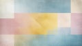 Abstract Pastel Grid with Soft Textured Blocks Royalty Free Stock Photo