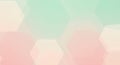 Abstract Pastel Hexagon Pattern Background with Soft Gradient Hues Royalty Free Stock Photo