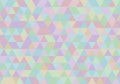 Abstract pastel Pattern Triangle background texture geometric, abstract vector decoration design Royalty Free Stock Photo