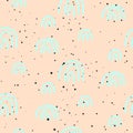 Abstract pastel peach color strokes seamless pattern.