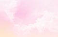 Abstract pastel pink cloud sky background, abstract rain cloud background Royalty Free Stock Photo